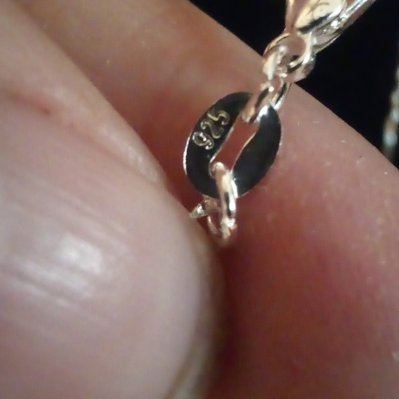 💝2/$20💝 NWOT - Sterling Silver Necklace High Quality Link Chain Necklace - 20" - Picture 4 of 4